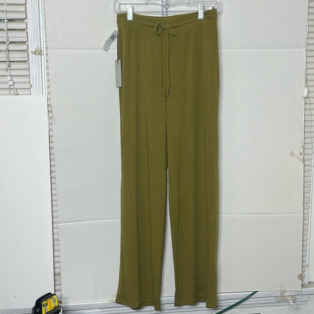 NWT Aritzia Babaton color Bancha Green Recharge Pant 9165